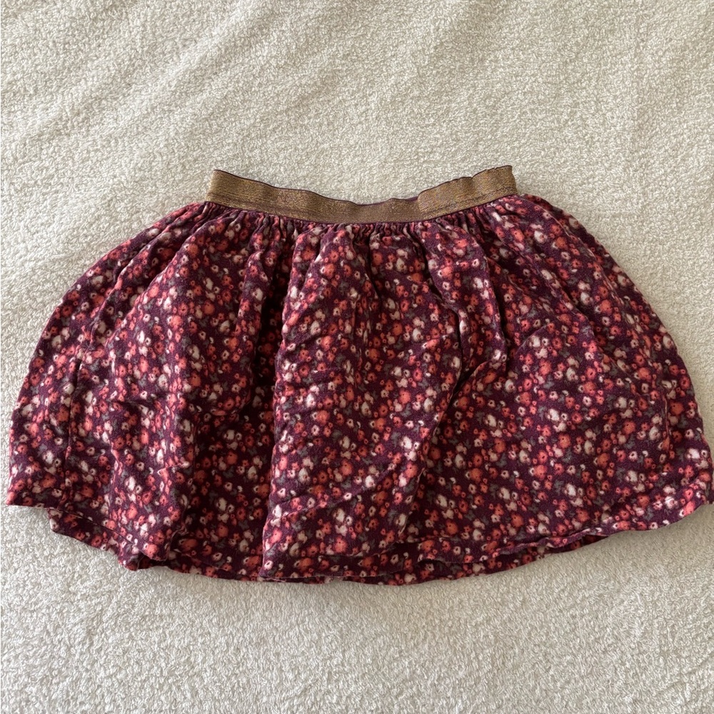 Floral Print Girl’s Skirt Size 8